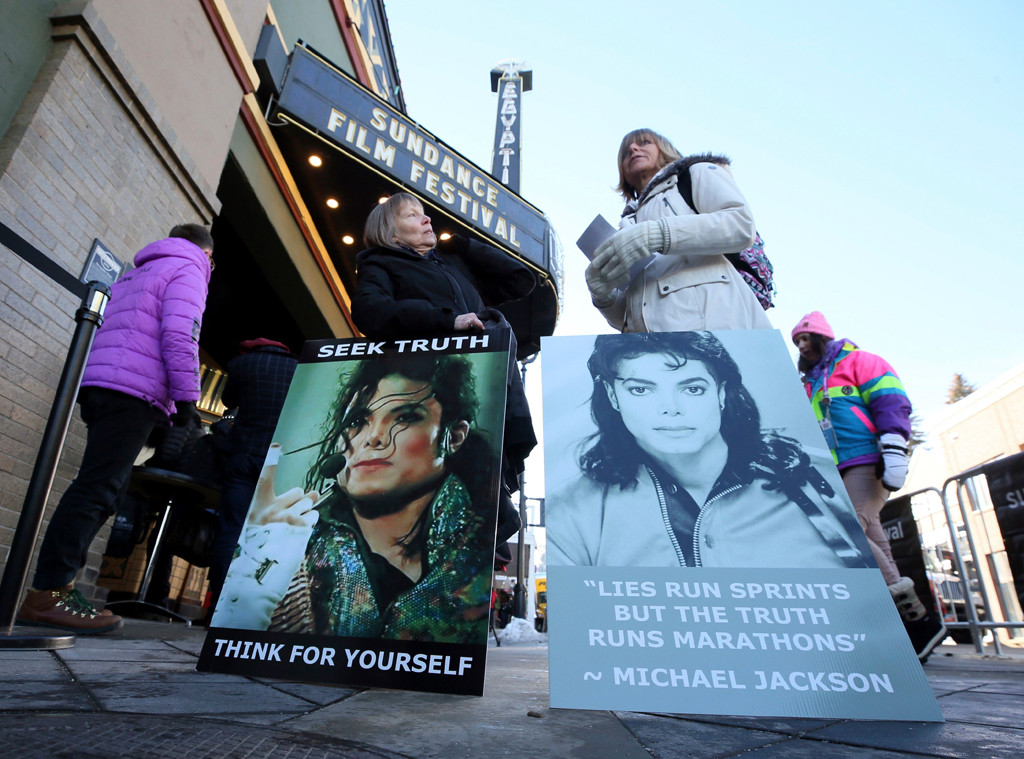 Leaving Neverland, Sundance, Protests